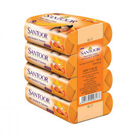 SANTOOR SNDL&TURM SOAP(125GX4) 1SET